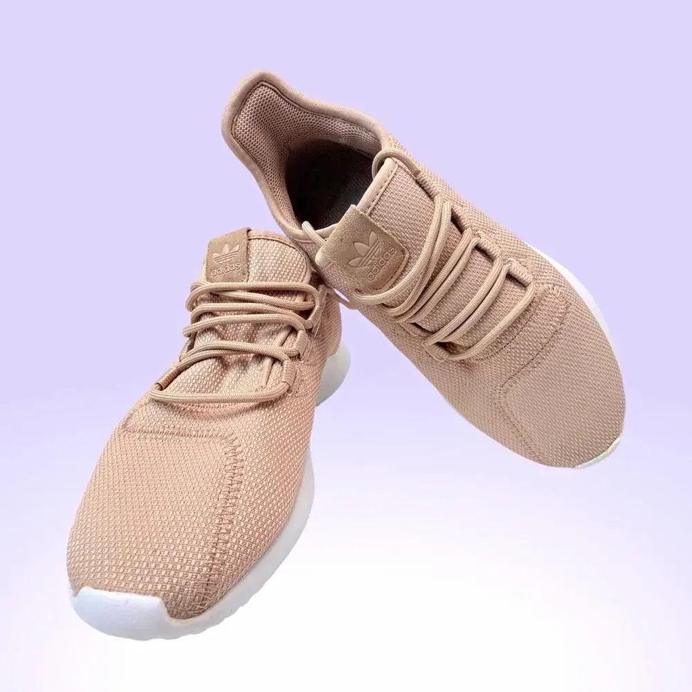 adidas Tubular Shadow Unisex Kids Sneakers Beige Lace Up US 6 BB6746